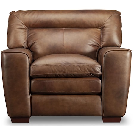 Norwood Leather Match Chair
